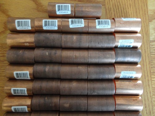 Lot of 37 EPC 3/4" Copper COUPLING Solder Sweat Pipe Fitting 37 Pack .75"
