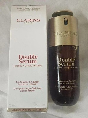 Clarins Double Serum 2.5 fl oz Hydric & Lipidic System Large Jumbo Full Size New