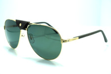 Cartier CT0096S 002 Santos Aviator Sunglasses  New Authentic
