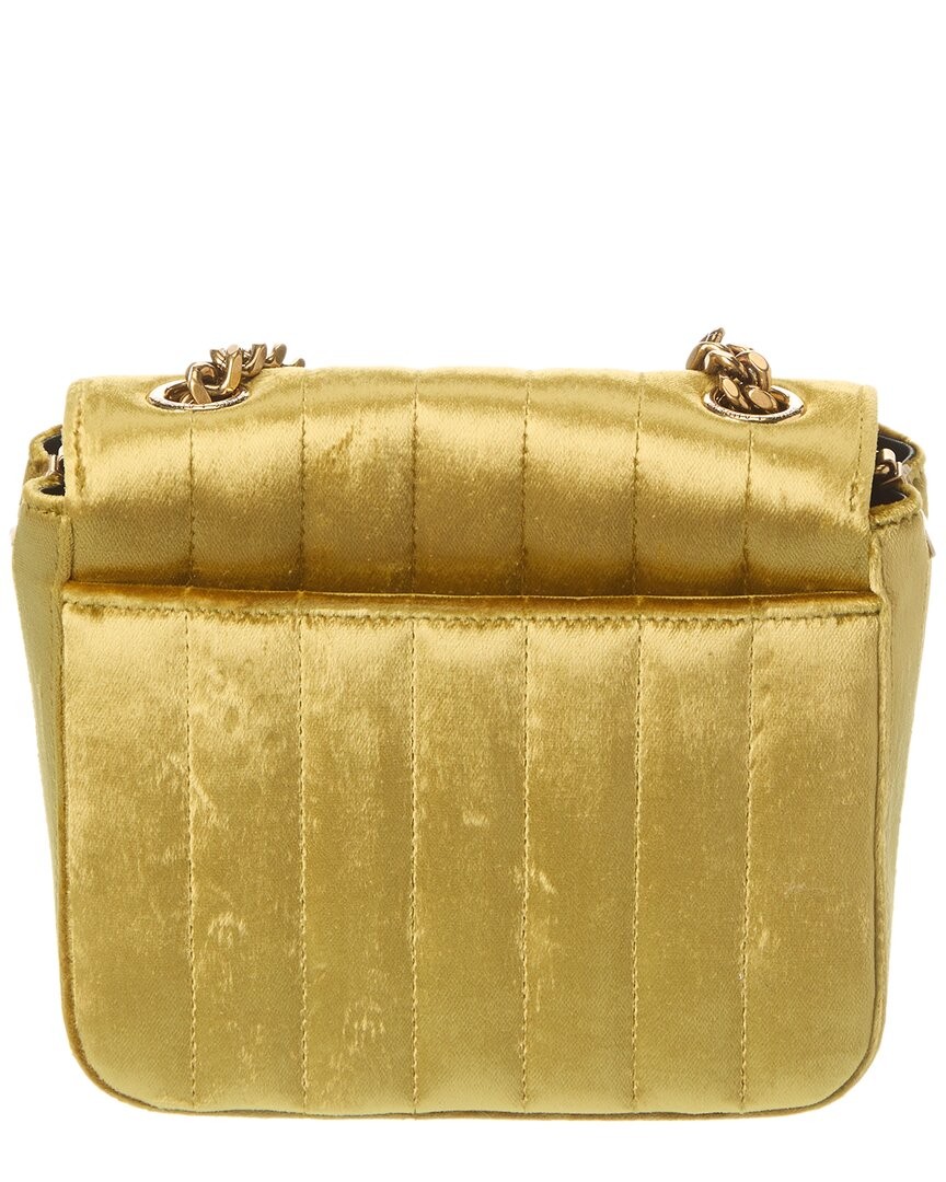 Saint Laurent Vicky piccola tracolla in velluto matelasse da donna