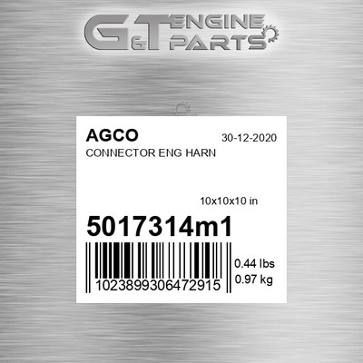 5017314M1 CONNECTOR ENG HARN fits AGCO (New OEM)