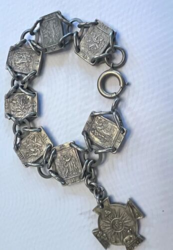 Antique Stations-of-the-Cross Bracelet~Unknown Met