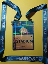 UEFA Euro 2012 Match 22 Italy Ireland Hospitality Lanyard & Pass
