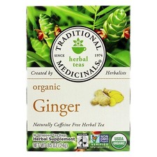 Traditional Medicinals Organic Ginger, 16 Tea Bags