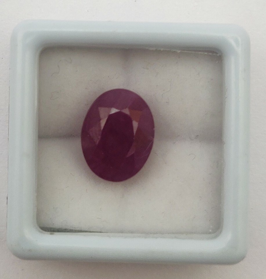 Natural Untreated Ruby Oval Faceted Loose Gemstone 9x12 MM 8 CT | eBay