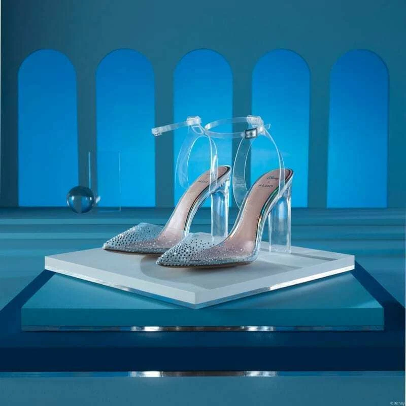 Massage Kostume Leeds Disney x Aldo Glassslipper Cinderella Multi Size Clear NEW IN BOX 100%  Authentic | eBay