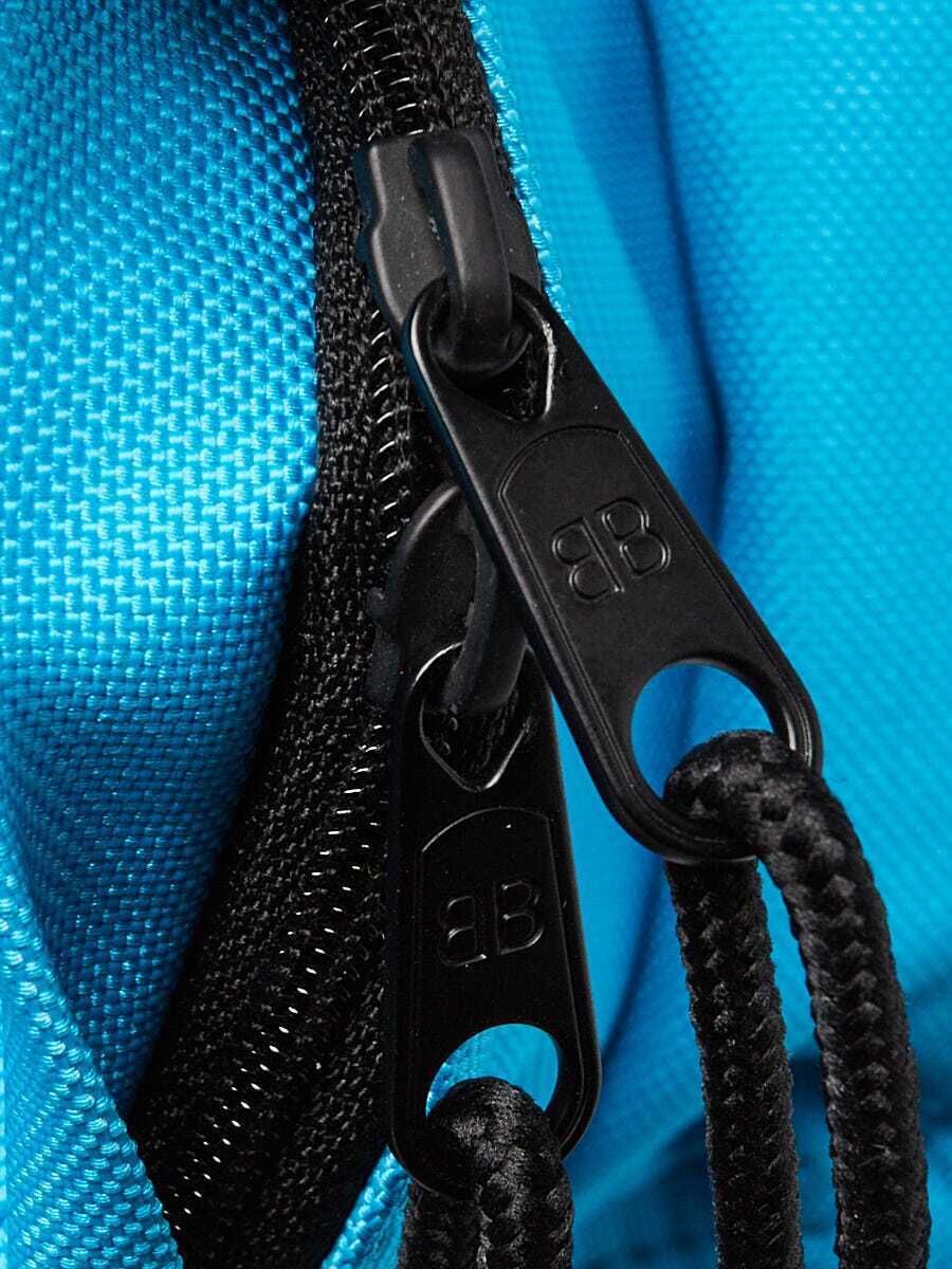 Balenciaga Bright Blue Nylon Oversized Mini Backpack Balenciaga Bright Blue Nylon Oversized Mini Backpack