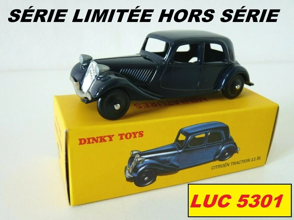 CITROËN TRACTION BLEUE #24N HORS SÉRIE ET HORS COMMERCE 2015 DINKY TOYS / ATLAS - Photo 3/4