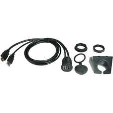 PAC HDMI-USB-CBL Water Resistant 3' Dash-Mount Extension Cables for HDMI & USB