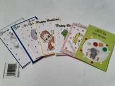 Handmade CARDS-Lot of 7 kids greeting cards