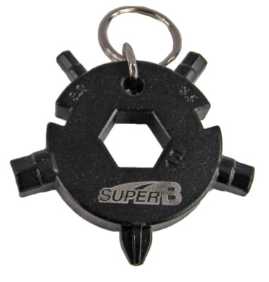 Super B Multitool Schlüsselring TB-FD08 Schlüsselanhänger Werkzeug