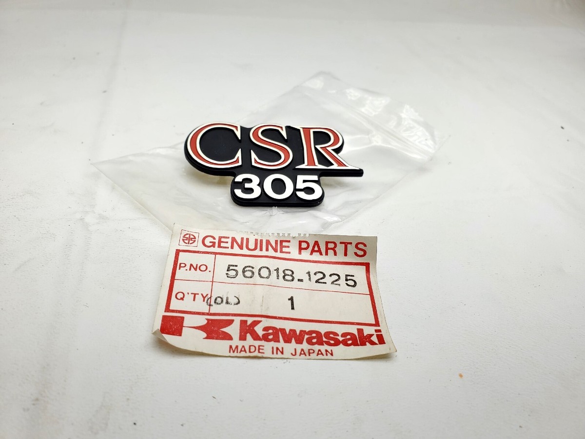 まきまきさま、専用ページ Kawasaki NOS NEW 56018-1225 Side Cover Emblem Mark KZ KZ305 CSR | eBay