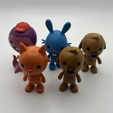 Sago Minis Figures Dennis, Jack, Harvey, Jinja Lot Of 5 - Small Damage