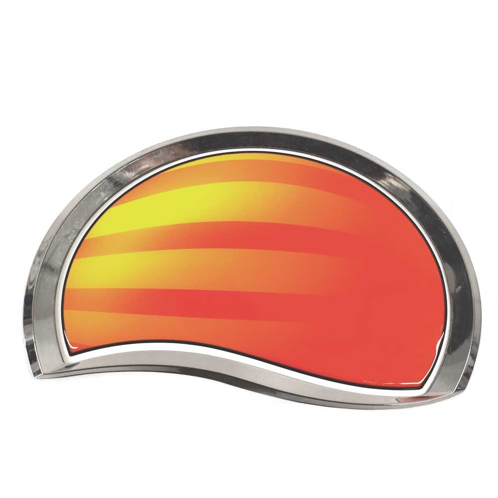 Sun Tracker Pontoon Boat Raised Decal Emblem 161857 | Orange