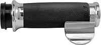 Chrome Custom Contour Grips Throttle Boss TBW Harley Softail Springer 1988-2009