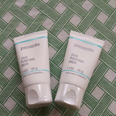 Proactiv Medicated Acne Mask LOT of 2 Purifying Acne treatment *EXCELLENT DEAL*