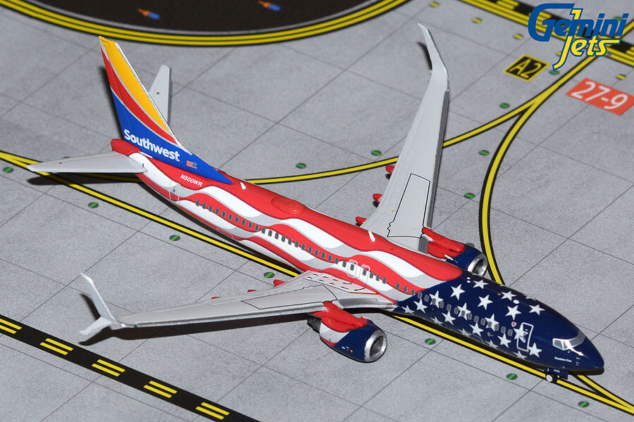 Southwest Airlines 737-800 Freedom One Gemini Jets GJSWA2039 Scale