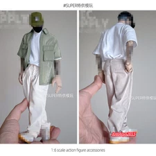 1/6 Casual Shirt Trousers Pants Clothes For 12" Male Soldier Figure Body Toy