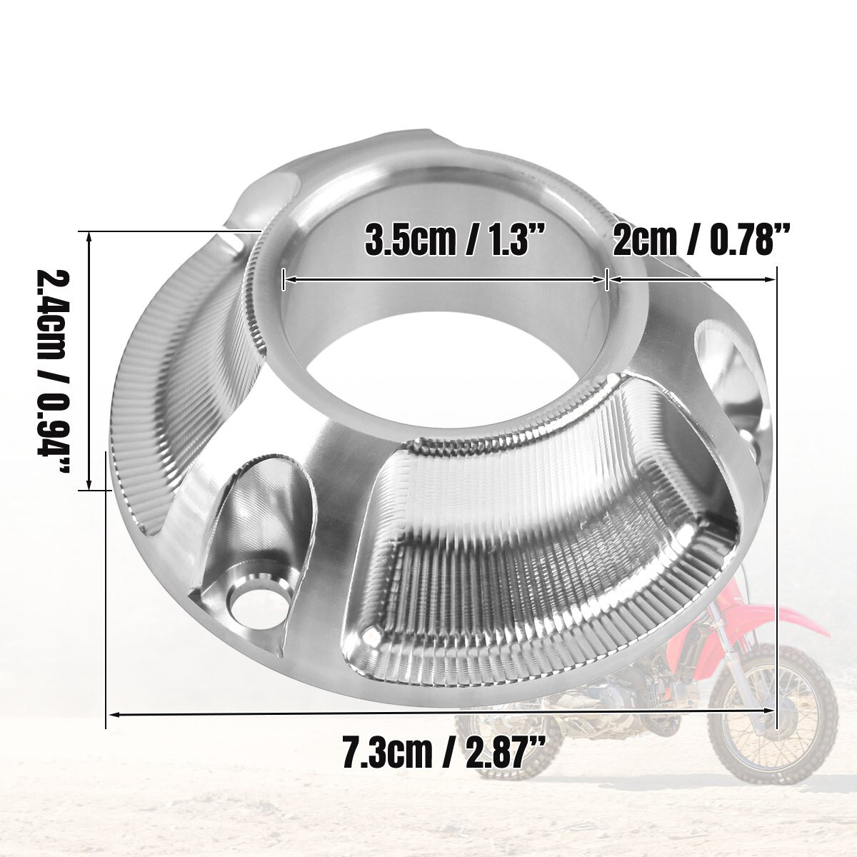 Billet Power Tip For Polaris Outlaw/Sportsman 90 And 110 ATV Exhaust Made In USA - Foto 12