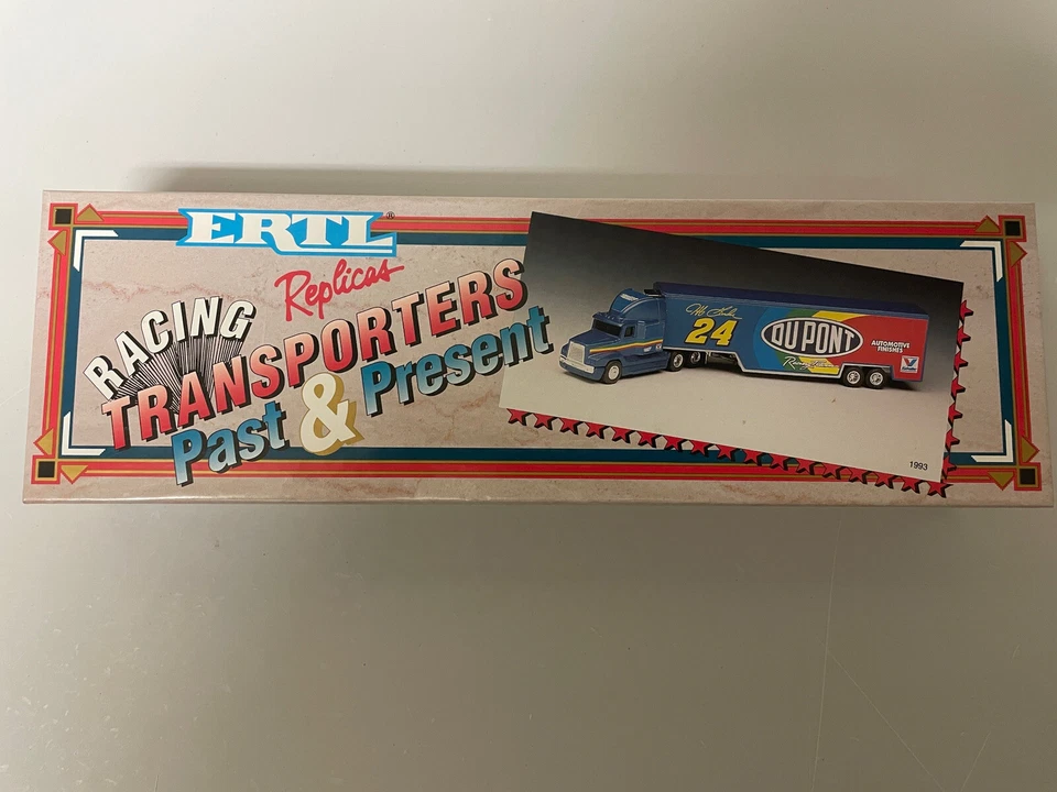 1993 ERTL Racing Transporter Jeff Gordon Dupont # 24 MINT IN BOX - Image 2 of 4