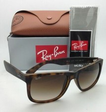 Ray-Ban Sunglasses JUSTIN RB 4165 710/13 51-16 Rubber Light Havana w/ Brown Fade
