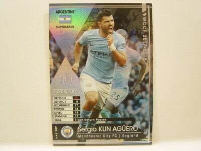 Panini WCCF 2017-18 ARS Sergio Kun Aguero 1988Argentina　ManCity No.10 Superstars