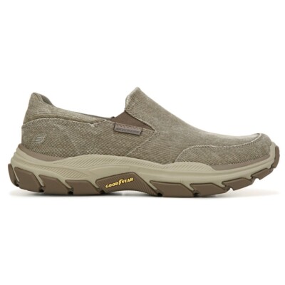 Skechers Relaxed Fit Respected Fallston Taupe Loafers Size  display picture 2