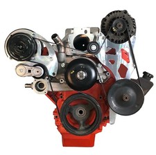 Ls Alternator And Power Steering With Ac R4 Bracket Combo Pack Lq Ls2 Ls3 Vortec