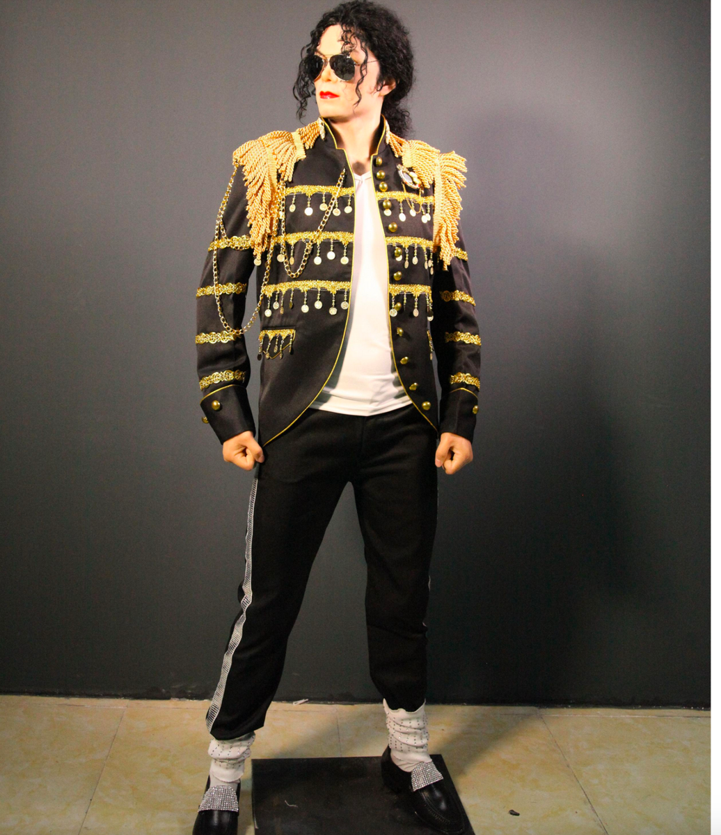 Life Size Michael Jackson Dance Posing Statue Prop Display Style