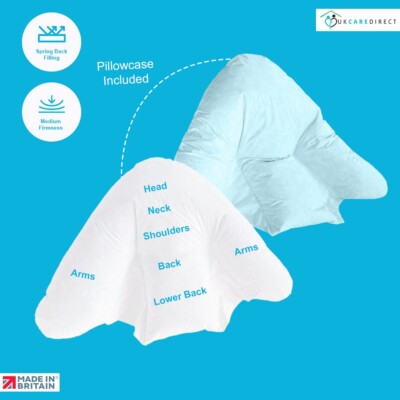 Orthopädisches Kniekissen für Seitenschläfer, Memory Foam Beinstütze bei Rückenschmerzen