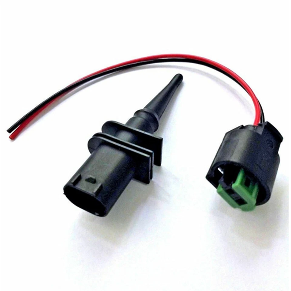 Outdoor Air Ambient Temp Sensor & Connector Wire For BMW Mini Cooper 65816905133 - Imagem 2 de 4