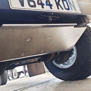 Heavy Duty Aluminium Steering Guard for Defender