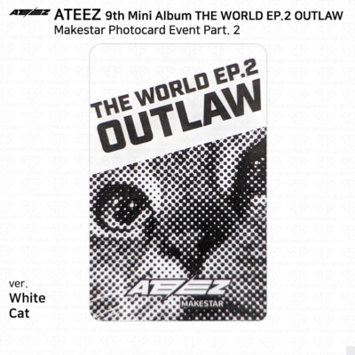 ATEEZ 9th Mini Album THE WORLD EP.2 OUTLAW Makestar Photocard