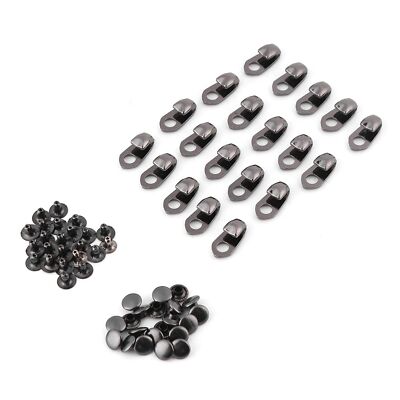 20pcs/set  Boot Hooks Lace Fittings With Rivets For Repair/Camp/Hike/Climb.