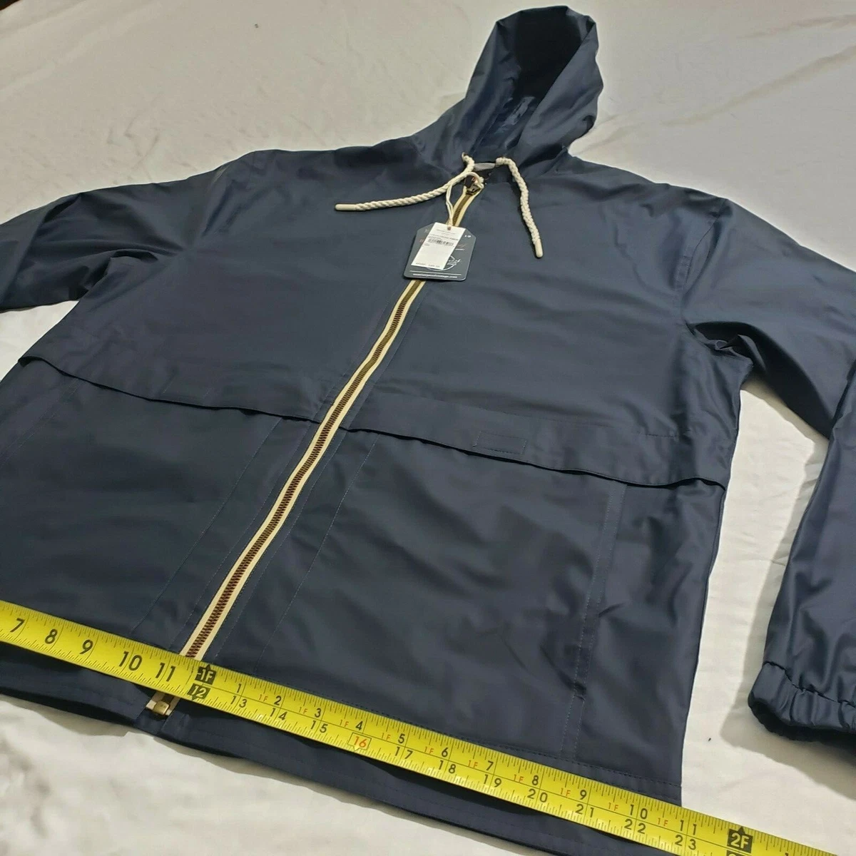 Nordstrom Shark Skin Weatherproof Men s Rain Jacket Blue Large