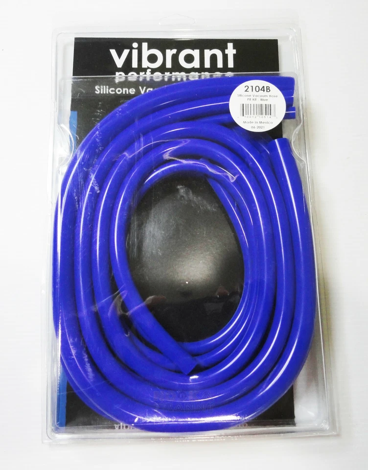 Silicone Vacuum Line Hose Kit 1/8" 5/32" 5/16" 1/4" 3/8" 25' Total BLUE VIBRANT - Image 2 of 2