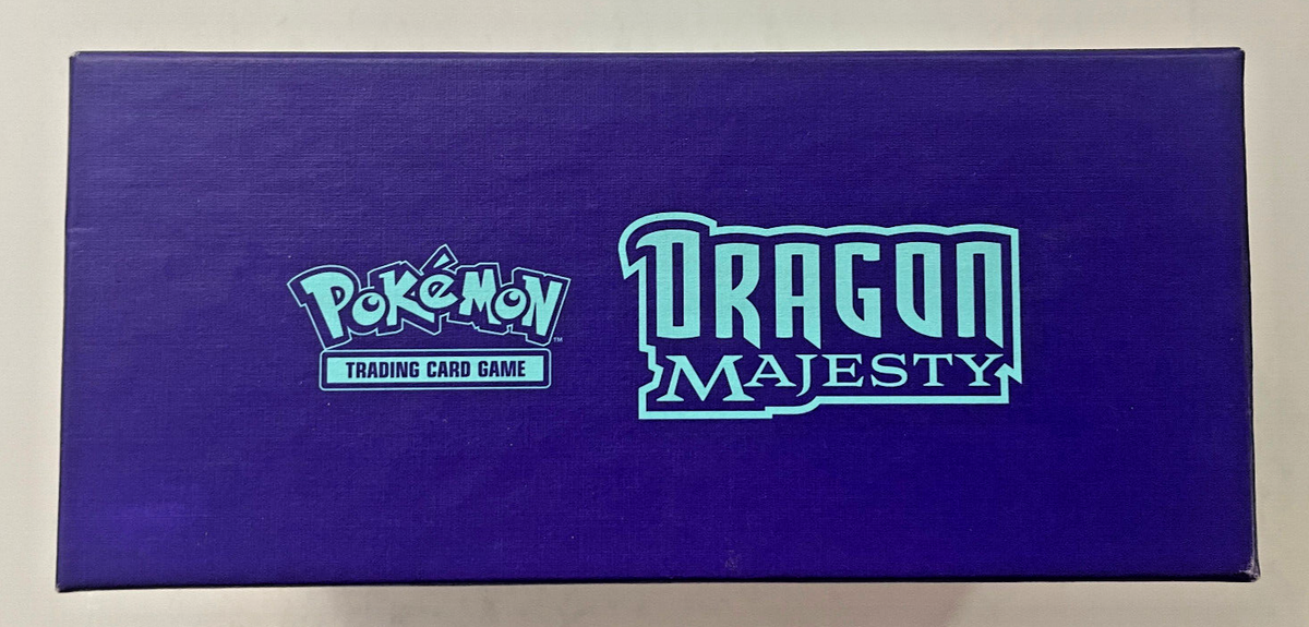 Pokemon Dragon Majesty Elite Trainer Collectors Empty Storage Box TCG CCG Blue Pokemon Dragon Majesty Elite Trainer Collectors Empty Storage Box TCG CCG Blue