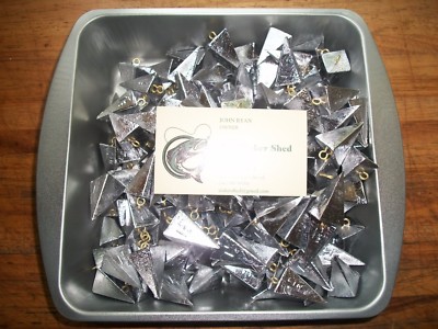 1-1/2 oz pyramid sinkers - choose quantity 5/10/25/50/100/250 - FREE SHIPPING