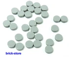 LEGO Light Grey Round 1x1 Button Tiles / Tiles / Plates / 20 Pieces