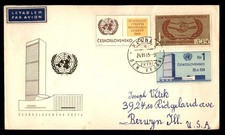 Mayfairstamps Czechoslovakia FDC 1965 United Nations Combo UN Headquarters First