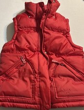 Boys OshKosh B'gosh Cherry Red Puffer Vest size 8