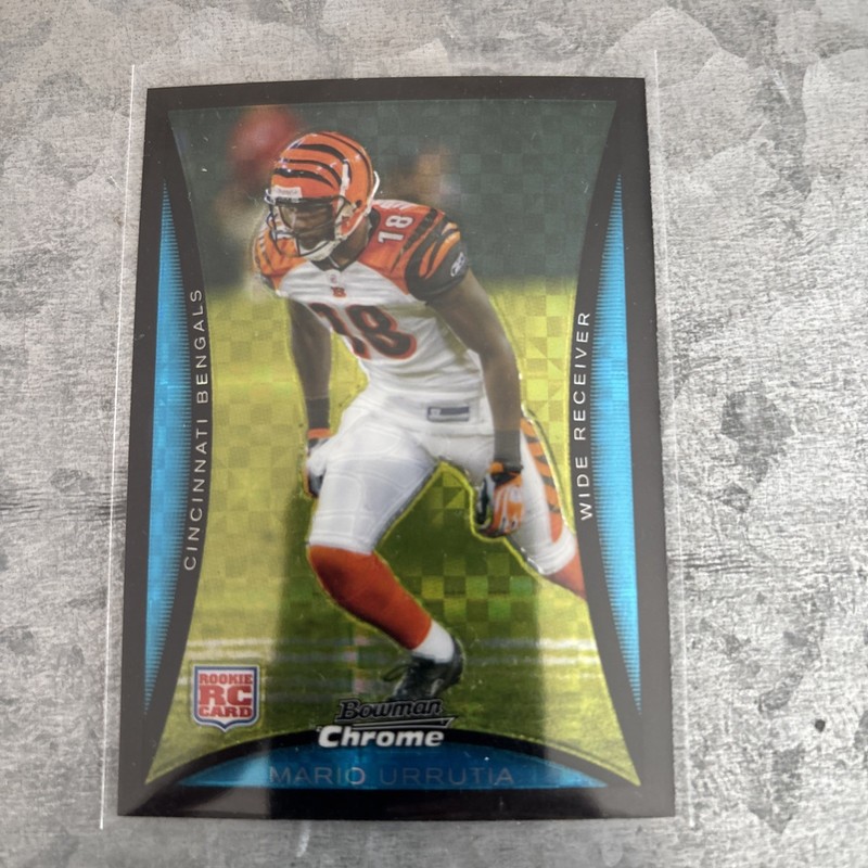 2008 Bowman Chrome - Mario Urrutia #BC44 X-Fractor /275 (RC)