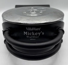 VillaWare Mickey's Waffler Mickey Mouse Single Waffle Maker #5555-01 DISNEY🧇