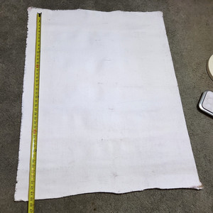 2 sided primed large art canvas heavy duty grey white acrylic 34"x45" painting