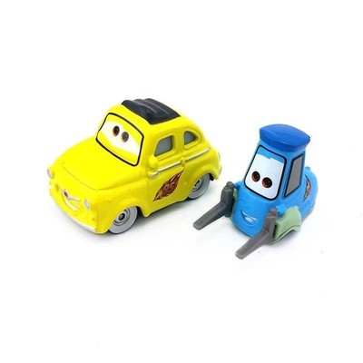 Pack of 2 Disney Pixar Cars Guido Luigi 1:55 Diecast Auto Gift For Kid boy