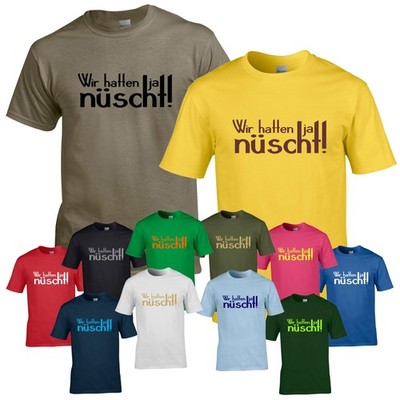 Shirt DDR Wir hatten ja nüscht! Ossi Fun Ostdeutschland CrazyShirt