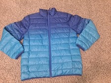 Eddie Bauer Boys Down Packable Jacket XL 14/16 Blue New With Tags
