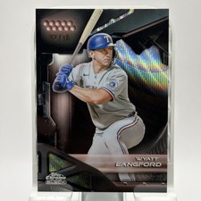 2026 Topps Chrome Black Wyatt Langford Rose Gold Refractor 02/10! RARE 