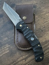 Handgefertigtes N690 Tanto Klappmesser aus Edelstahl – Taschenmesser