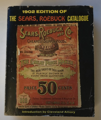 #ad very clean Sears Roebuck amp; Co. 1902 Illustrated Catalogue No. 111 mint pages $50.00